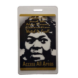 Prince And The New Power Generation UNUSED Backstage Pass Original 1992 Funk